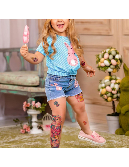 Mangas de Tatuajes Temporales Tazimi para Niños - 27 Hojas