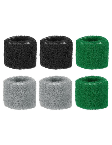 Muñequera Deportiva PATIKIL Algodón Toalla Absorbente 8x5cm