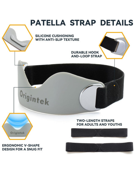 Correa Ajustable para Tendón Patelar Origintek - Soporte Rodilla