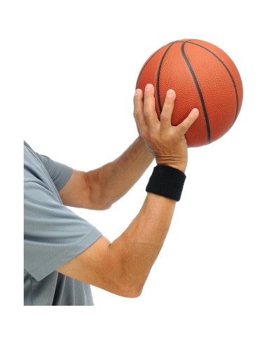 Muñequera Deportiva PATIKIL Algodón Toalla Absorbente 8x5cm