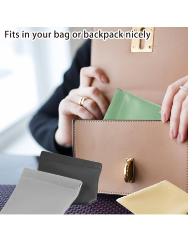 4 Piezas Bolsa Cosmética Impermeable CANIPHA Mini Viaje