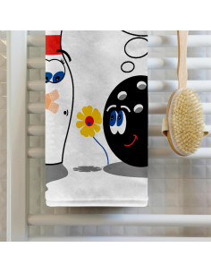 Toalla de Mano 3dRose Yo Golpeé Esa Bola de Bowling 38x56cm 2