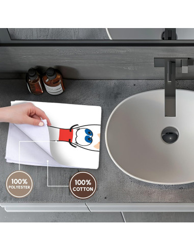 Toalla de Mano 3dRose Yo Golpeé Esa Bola de Bowling 38x56cm