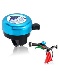 Timbre de bicicleta Vekniqo azul 6cm, sonido fuerte, fácil instalación