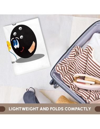 Toalla de Mano 3dRose Yo Golpeé Esa Bola de Bowling 38x56cm