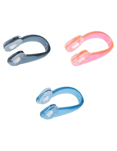 3 Clips de Nariz Ruwado para Nadar Silicona Impermeable