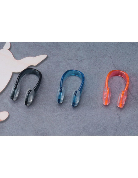 3 Clips de Nariz Ruwado para Nadar Silicona Impermeable