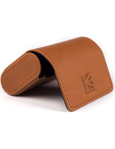 Funda de Transporte KBEAR para Auriculares In-Ear Marrón