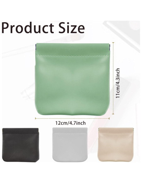 4 Piezas Bolsa Cosmética Impermeable CANIPHA Mini Viaje