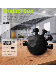 Fortalecedor de Agarre de Dedos Xanadued Ajustable 2
