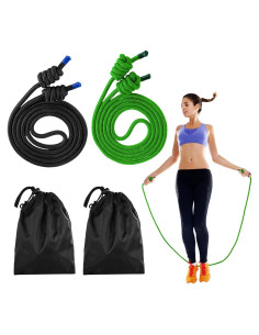 Cuerdas de Ejercicio de Flujo OMISTAR 2 Pcs 2.74m con Peso