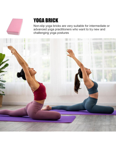Bloques de Yoga EVA Premium RIPTEADRY 23x15x7.5cm Antideslizantes