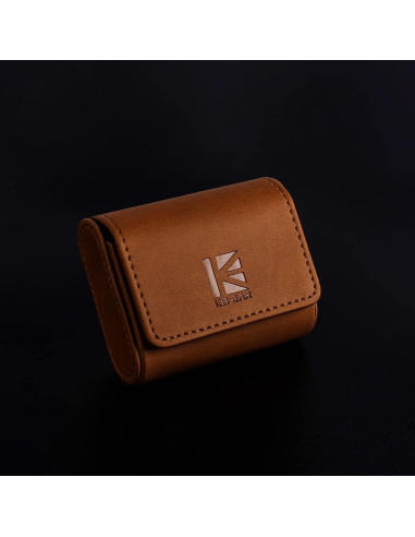 Funda de Transporte KBEAR para Auriculares In-Ear Marrón