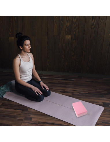 Bloques de Yoga EVA Premium RIPTEADRY 23x15x7.5cm Antideslizantes