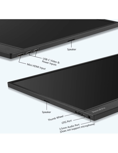 Monitor Portátil 15.6" PEPPER JOBS XtendViz XV1610F FHD 1080P