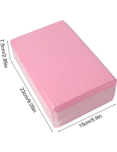 Bloques de Yoga EVA Premium RIPTEADRY 23x15x7.5cm Antideslizantes