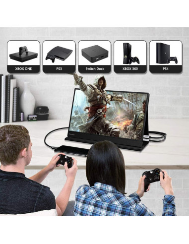 Monitor Portátil 15.6" PEPPER JOBS XtendViz XV1610F FHD 1080P