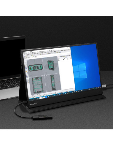 Monitor Portátil 15.6" PEPPER JOBS XtendViz XV1610F FHD 1080P