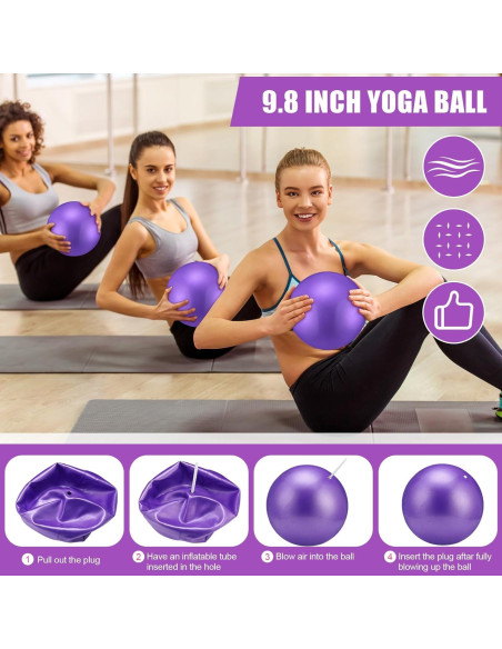 Kit de Pilates Silipull para Mujeres - Anillo y Pelota 35.56cm