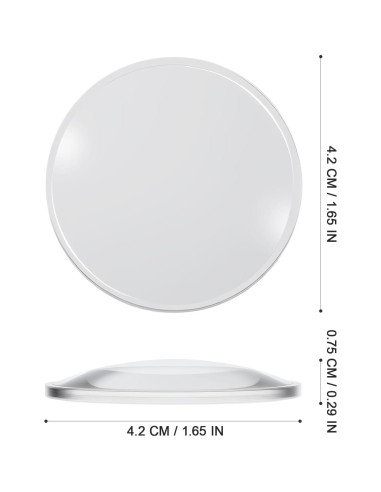 Lente de Aumento Biconvexa Hemobllo 42mm 4.7x 20 Pcs