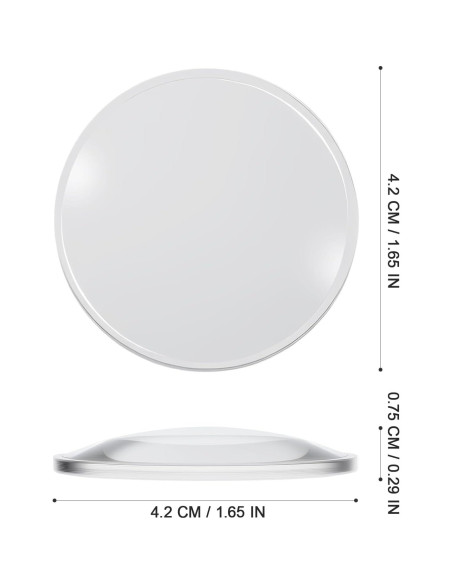 Lente de Aumento Biconvexa Hemobllo 42mm 4.7x 20 Pcs