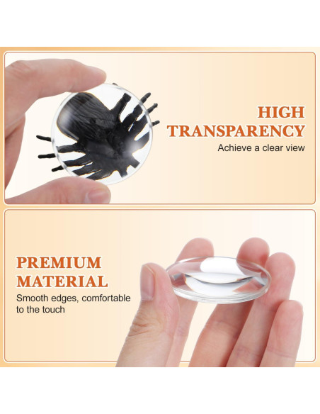 Lente de Aumento Biconvexa Hemobllo 42mm 4.7x 20 Pcs