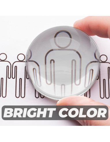 Lente de Aumento Biconvexa Hemobllo 42mm 4.7x 20 Pcs