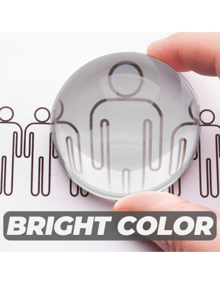 Lente de Aumento Biconvexa Hemobllo 42mm 4.7x 20 Pcs