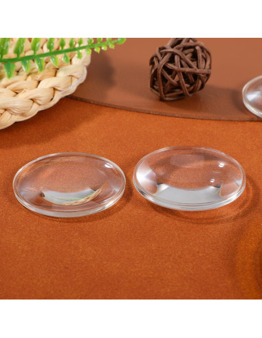 Lente de Aumento Biconvexa Hemobllo 42mm 4.7x 20 Pcs