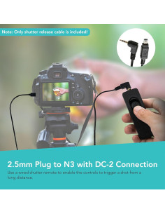 Cable de Control Remoto Foto&Tech N3 4.57m para Nikon 2