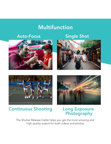 Cable de Control Remoto Foto&Tech N3 4.57m para Nikon