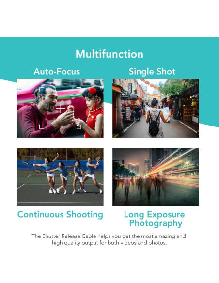 Cable de Control Remoto Foto&Tech N3 4.57m para Nikon