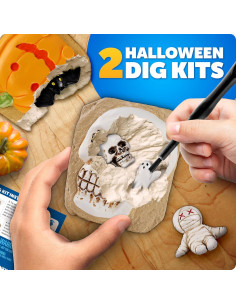 Kit de Excavación Halloween Blue Marble - 2 Ladrillos y Figuras 2