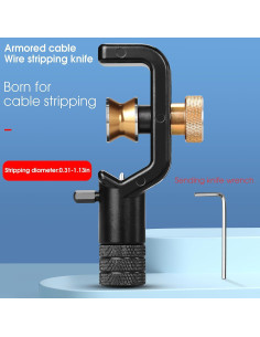 Cuchillo Desforrador de Cable Óptico BAOSHLA 8-28mm Ergonómico 2