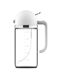 Botella dispensadora de aceite KIMCEN HOME 500ml vidrio blanco