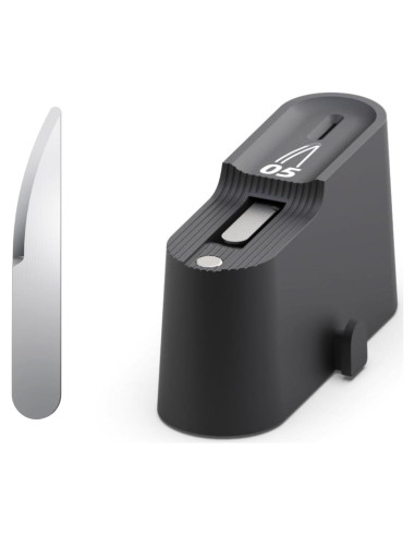 Cuchillas de Repuesto HOZO 10PCS Acero SK5 Curvada 05