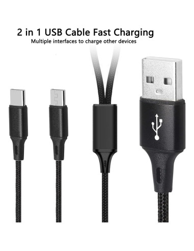 Cargador USB AC Boda para Ventilador de Cochecito 1.22m