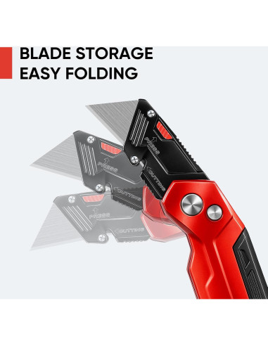 Cuchillo Utility Plegable STEELITE con 10 Cuchillas Extra