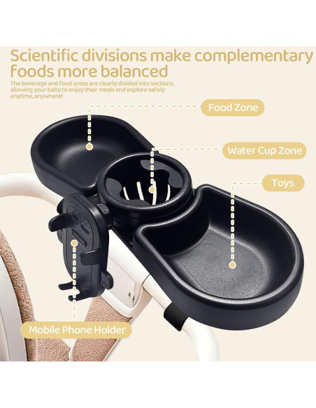 Bandeja para Snacks Universal YMGN para Cochecito 4 en 1