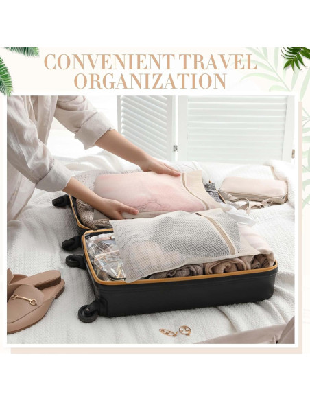 12 Bolsas de Lavandería de Algodón Orgánico Reallnaive 50x60cm