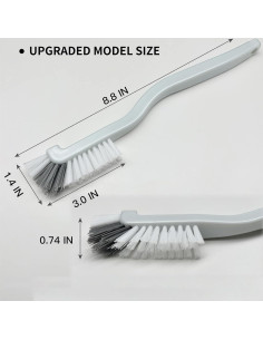 Cepillo de limpieza en ángulo Jeufond 30 cm cerdas rígidas 2