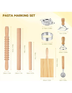 Juego de Herramientas para Hacer Pasta WarmHut 9 Piezas 2