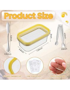 Set Cortador de Mantequilla con Contenedor y Pinzas Teenyyou 2