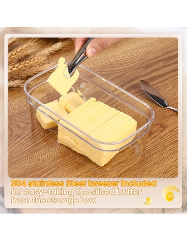 Set Cortador de Mantequilla con Contenedor y Pinzas Teenyyou