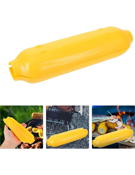 Juego de 8 Bandejas de Plástico para Mazorcas de Maíz ABOOFAN