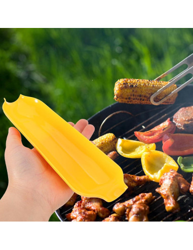 Juego de 8 Bandejas de Plástico para Mazorcas de Maíz ABOOFAN