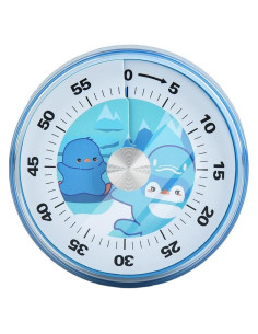Temporizador de Cocina Mecánico WEUPTOK Pingüino 60 Minutos