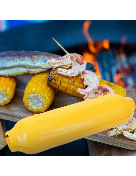 Juego de 8 Bandejas de Plástico para Mazorcas de Maíz ABOOFAN