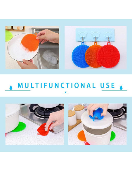 Kit de Cocina Roucerlin: 3 Bolsas para Papas y 3 Cepillos