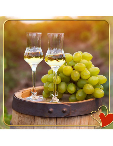 Encantos de Vino de Madera Chinco - 30 Piezas para Copas